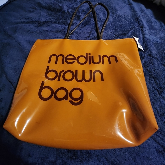 NWT Bloomingdale's Medium Brown Bag - Picture 1 of 8